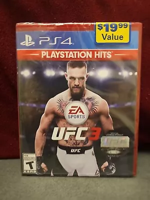 EA Sports UFC 3 - Sony PlayStation 4 Brand New Factory Sealed. • $15.99