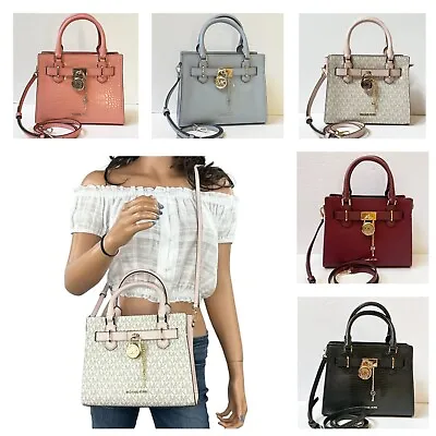 Michael Kors Hamilton Small Top Zip Satchel Shoulder Crossbody Bag • $109