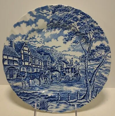 Myott Royal Mail Blue Genuine Hand  Engraving By Strafford Shire Ware In England • $15.37