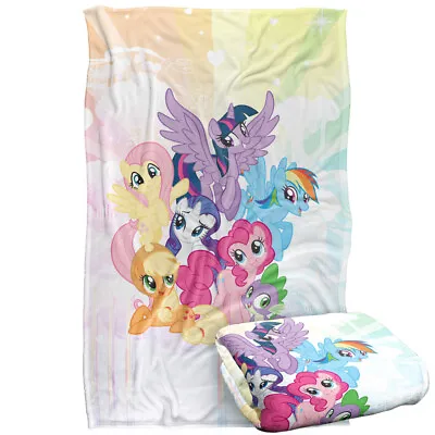My Little Pony Tv Pony Group Silky Touch Super Soft Throw Blanket • $34.99