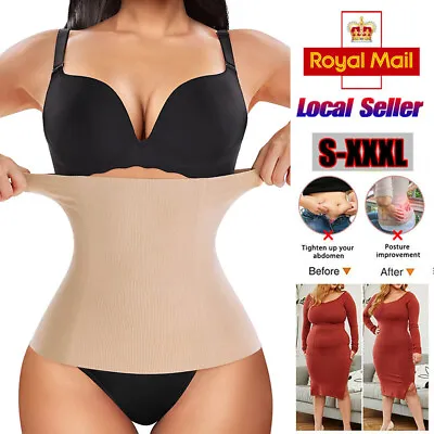 Postpartum Belly Recovery Belt Girdle Tummy Tuck Band Waist Trainer Body Shaper • £12.99