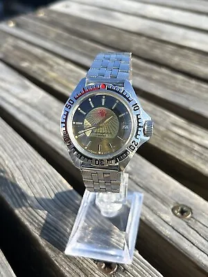 Vintage Vostok Komandirskie Watch Soviet Made In USSR Mechanical Perfect 1980s • $209