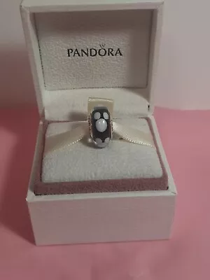 Nwot Authentic Pandora Mickey Mouse Murano Glass Bead #791633 Retired • $39.95