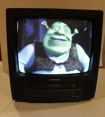$159.99 • Buy Toshiba 13  TV VCR VHS Player Combo, Retro Gaming, MV13L2, Tested - NO REMOTE