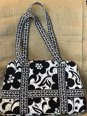Vera Bradley Black/White Patterned Quilted Purse Multi Compartment Styling Bag • $24.99