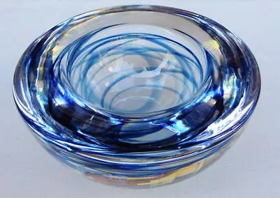 Small Vintage Kosta Boda Swedish Art Glass Bowl/candle Holder • $18