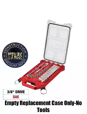 Milwaukee PACKOUT Low-Profile Compact Organizer With SAE Ratchet And Socket Tray • $39.99