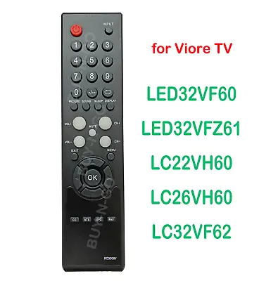 Viore TV Replace Remote For LED32VF60 LED32VFZ61 LC22VH60  LC26VH60 LC32VF62 • $9.99