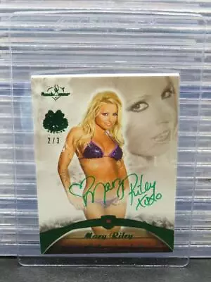 2023 Benchwarmer Emerald Archive Mary Riley Green Ink Auto Autograph #2/3 • $6.50