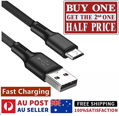 Micro USB Charging Cable Data Cord For Samsung Google LG Sony HTC Huawei Android • $4.99