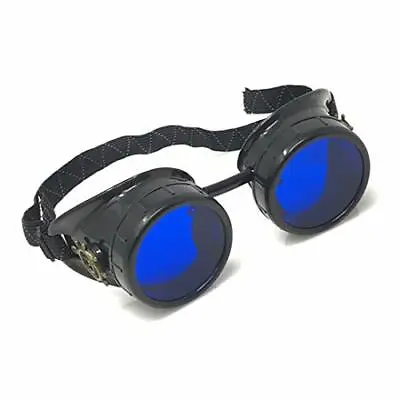 Steampunk Vintage Pilot Goggles Motorcycle Biker Aviator Glasses  Burning Man • $16.99