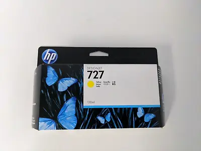 New Genuine HP 727 Yellow 130ml B3P21A DesignJet T1500 T920 T2500 Exp. 2023 • $45