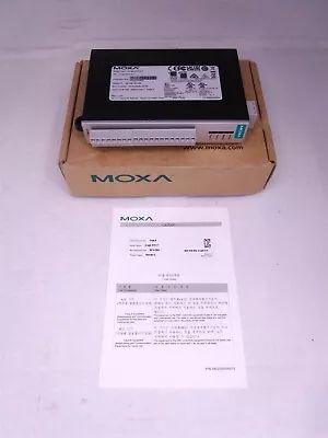 MOXA IoLogik E1212-T V1.0.4 Remote Ethernet I/O 8Di/8Dio 2 Port Switch (042424) • $125