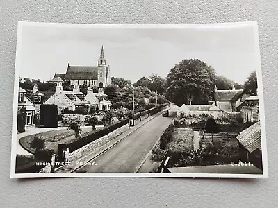 Vintage Photo RP Postcard The High Street Kemnay Village Aberdeenshire Unposted • £1.50