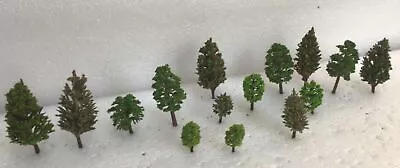 N Scale Gauge 15 Trees Forest Foliage Scenery Mix Of Types Sizes OFF791x • £5.99