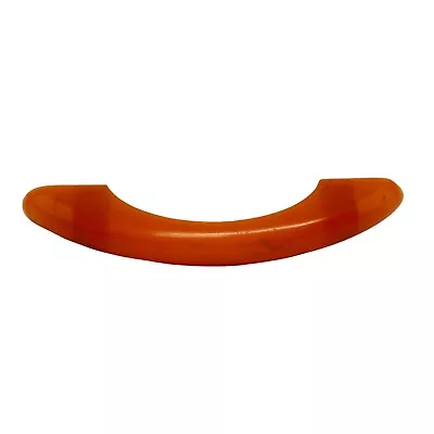 Vintage 3 In. Mid Century Orange Plastic Bridge Drawer Pull • $10