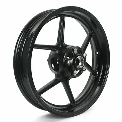 Gloss Black 17  X 3.5  Front Wheel For Kawasaki ZX6R 2005-2019 ZX10R 2006-2010 • $139.99
