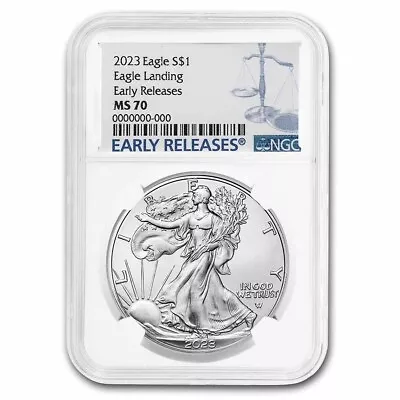 2023 American Silver Eagle MS-70 NGC (Early Release) • $48.78