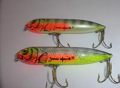 Lot Of 2 Heddon Zara Spook Fishing Lures 4 1/2 Inch • $7.99