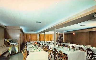 Malden MA Massachusetts Main Street Embassy Restaurant Interior Vtg Postcard B17 • $39