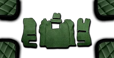 Dark Green Eco Leather Floor Mats For Rhd Scania R 2013-2016 Recaro Foldabl Seat • $217.03