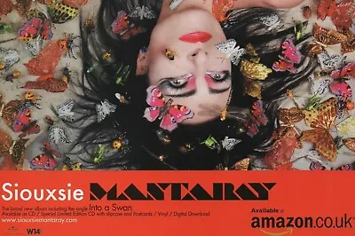 Siouxsie And The Banshees - Siouxsie Sioux - Mantaray- Half Size Magazine Advert • £3.99