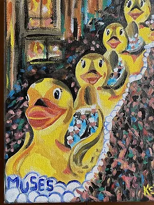 Ducks In A Row | Mardi Gras Print K Jones New Orleans Louisiana Krewe Of Muses • $22