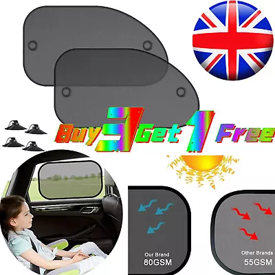 2Pcs Car Sun Shade Cover Blind Mesh Max UV Protection For Rear Front Window Kids • £3.02