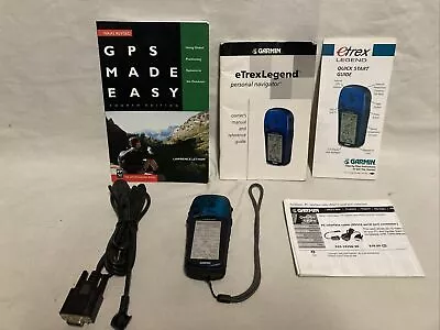 Garmin ETrex Legend Handheld Blue Satellite Navigation System. TESTED And Works • $26