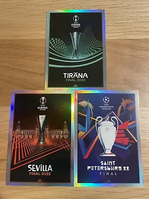 Match Attax Extra 21/22 X3 Foil Cards Of All 3 Final Trophy Cards 2021/2022 • £3.99