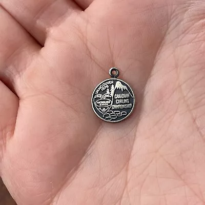 Vintage 925 Sterling Silver  Vancouver 1978 Canadian Curling Championship  Charm • $24.99