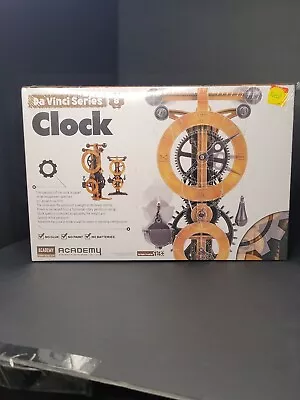 Da Vinci Series 8 Clock  Academy Hobby Model Kits New Sealed Box #18150 • $14.99