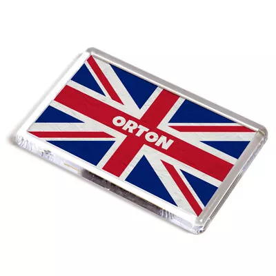 FRIDGE MAGNET - Orton - Union Jack Flag • £3.99