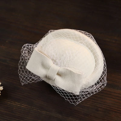£30.29 • Buy Royal Pillbox Mesh Hat Veil Cap Headpiece Clip Wedding Party Hat Hot