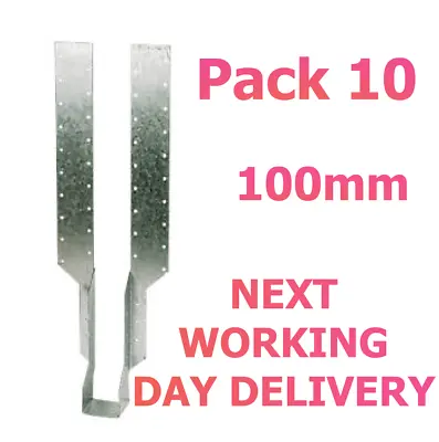 £28.99 • Buy Jiffy Joist Hangers 100mm 4  LONG LEG - Pack 10 NEXT WORKING DAY