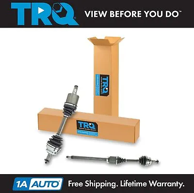 TRQ New Complete CV Joint Axle Shaft Front Pair 2pc For Volvo S60 V70 Auto FWD • $149.95