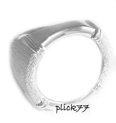 Men's Brushed Nickel Sterling Silver Coin Ring Without Coin • $97.95