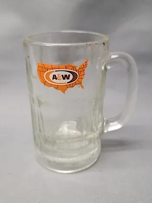 Vintage A&W Root Beer Heavy Mug Stein Glass Logo AW Original Authentic 6  • $10.50