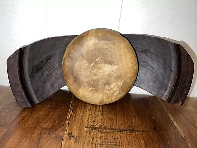 Vintage WOODEN Steering Wheel • $9.99