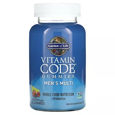 Vitamin Code Gummies Men's Multi Lemon Berry 90 Gummies • $21.99