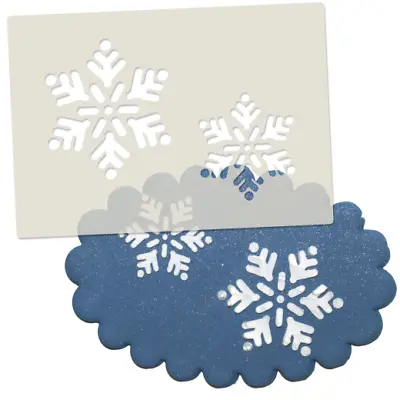 £2.99 • Buy Snowflake Stencil Cake Decorating Baking Crafting Airbrushing
