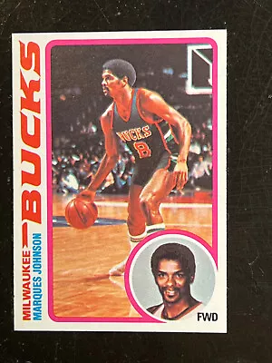 1978-79 Topps #126 Marques Johnson Rookie Milwaukee Bucks • $15