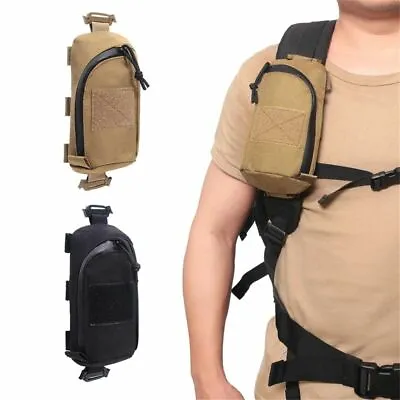 Tactical Military Molle Accessories Backpack Shoulder Strap Bag Pouches Pack New • £7.07