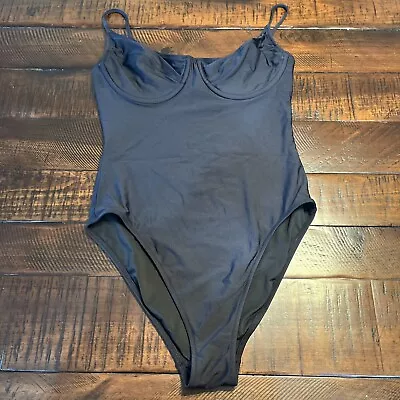 J. Crew Swimsuit Size 10 Navy Blue 1993 Underwire One Piece Bathing Suit RARE • $59.99