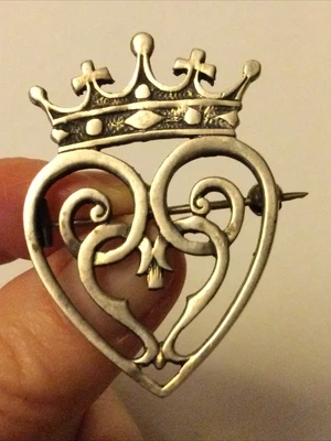 £55 • Buy Vintage Scottish Silver Brooch, Luckenbooth By John Hart JH Iona & 1962 Hallmark