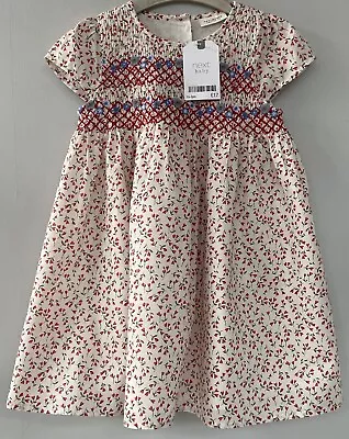 Beautiful New Girls Next Summer Dress Age 18-24 Months *Smocked* • £4.99