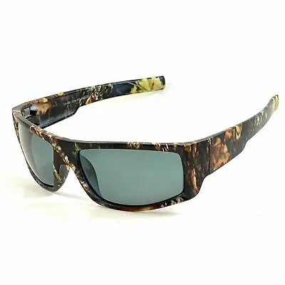 NWT Men Polarized Sunglasses Sport Shatterproof Lens Camouflage Prints CAMO201 • $11.25