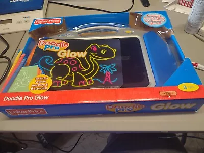 NEW NIB Fisher Price Doodle Pro Glow Incl 3 Markers5 Tracing Templates & Eraser • $42.99