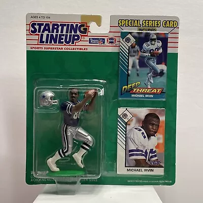 Michael Irvin Starting Lineup 1993 SLU Special Card Included Dallas Cowboys NEW • $35