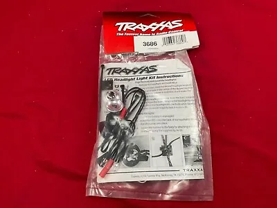 Traxxas 3686 Red LED Headlight Set Kit GRAVE DIGGER Monster Jam RC New RARE • $139.95
